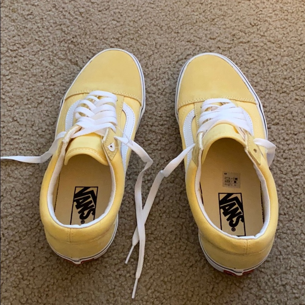Yellow Vans Old Skool